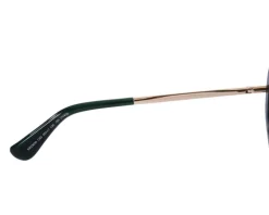 Okulary przeciwsłoneczne damskie, okrągłe, zielone