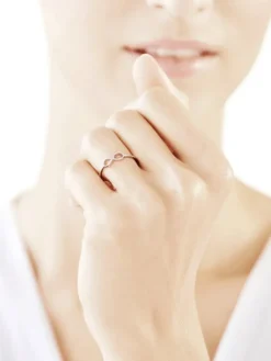 Pierścionek srebrny - nieskończoność