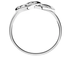 Pierścionek srebrny - serca
