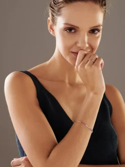 Pierścionek srebrny z cyrkoniami