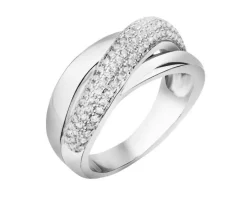Pierścionek srebrny z cyrkoniami