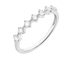 Pierścionek srebrny z cyrkoniami