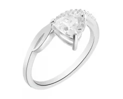 Pierścionek srebrny z cyrkoniami