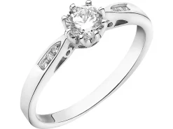 Pierścionek srebrny z cyrkoniami