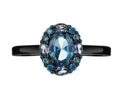 Pierścionek srebrny z cyrkoniami