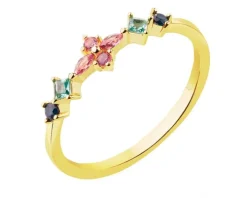 Pierścionek srebrny z cyrkoniami