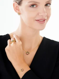 Pierścionek srebrny z cyrkoniami