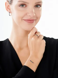 Pierścionek srebrny z cyrkoniami