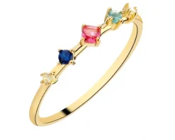 Pierścionek srebrny z cyrkoniami