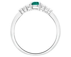 Pierścionek srebrny z cyrkoniami