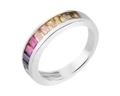 Pierścionek srebrny z cyrkoniami