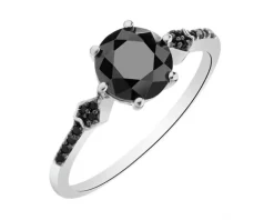 Pierścionek srebrny z cyrkoniami