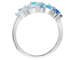 Pierścionek srebrny z cyrkoniami