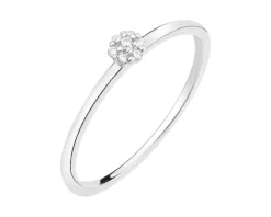 Pierścionek srebrny z cyrkoniami