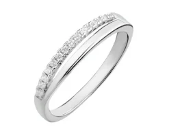 Pierścionek srebrny z cyrkoniami