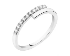 Pierścionek srebrny z cyrkoniami
