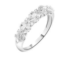 Pierścionek srebrny z cyrkoniami