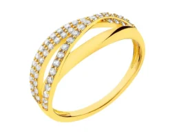 Pierścionek srebrny z cyrkoniami