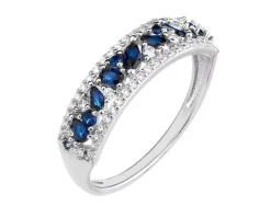 Pierścionek srebrny z cyrkoniami