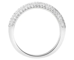 Pierścionek srebrny z cyrkoniami