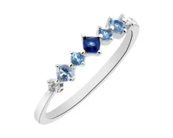 Pierścionek srebrny z cyrkoniami