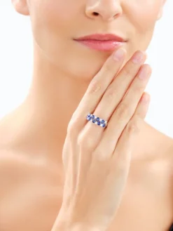 Pierścionek srebrny z cyrkoniami