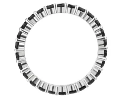 Pierścionek srebrny ze spinelem - Eternity