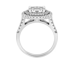 Pierścionek z białego złota z brylantami - 1,26 ct - próba 585