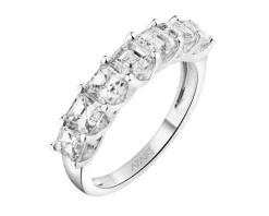 Pierścionek z białego złota z diamentami - 2,12 ct - próba 750