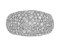 Pierścionek z żółtego złota z diamentami - 1,25 ct - próba 585