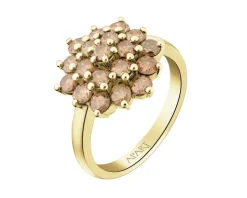 Pierścionek z żółtego złota z brylantami Champagne - 1,56 ct - próba 585