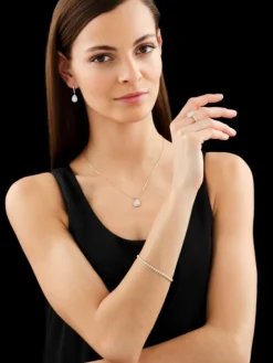 Pierścionek z żółtego złota z brylantami - 0,67 ct - próba 585