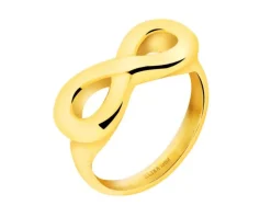 Pierścionek ze stali szlachetnej - nieskończoność