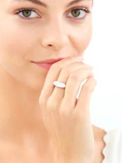 Pierścionek ze stali szlachetnej - sygnet