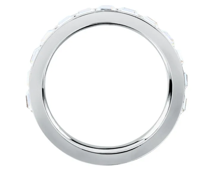 Pierścionek ze stali szlachetnej z cyrkoniami - Karl Lagerfeld