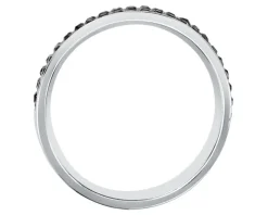 Pierścionek ze stali szlachetnej z cyrkoniami - Karl Lagerfeld