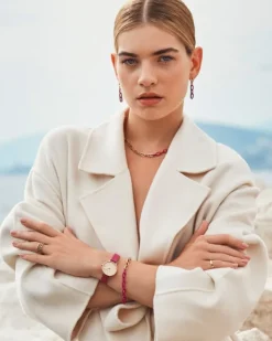 Pierścionek ze stali szlachetnej z cyrkonią