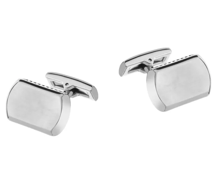 Spinki do mankietów ze stali szlachetnej