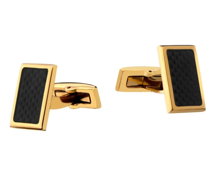 Spinki do mankietów ze stali szlachetnej