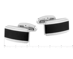 Spinki do mankietów ze stali szlachetnej