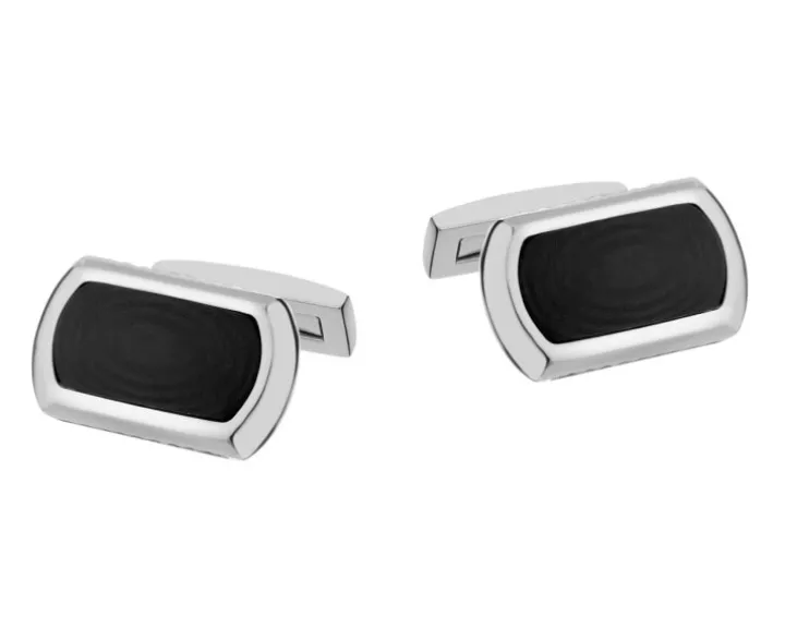 Spinki do mankietów ze stali szlachetnej