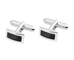 Spinki srebrne do mankietów z emalią