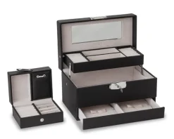 Szkatułka na biżuterię w kolorze czarnym