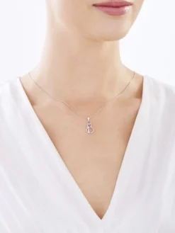 Zawieszka srebrna – bałwanek