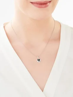 Zawieszka srebrna - Bliźnięta