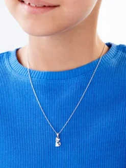 Zawieszka srebrna - kot