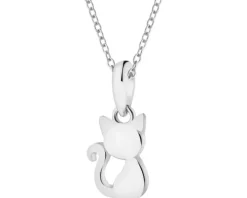 Zawieszka srebrna - kot