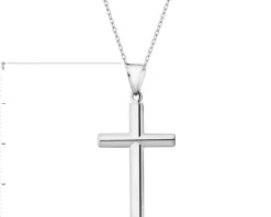 Zawieszka srebrna - krzyż