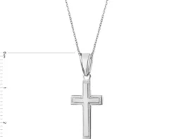 Zawieszka srebrna - krzyż