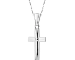 Zawieszka srebrna - krzyż